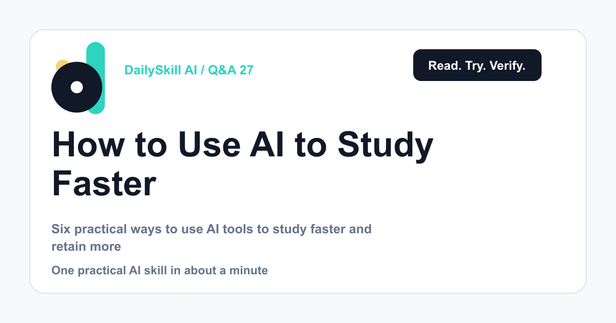ChatGPT for Students: 6 AI Techniques to Study Faster