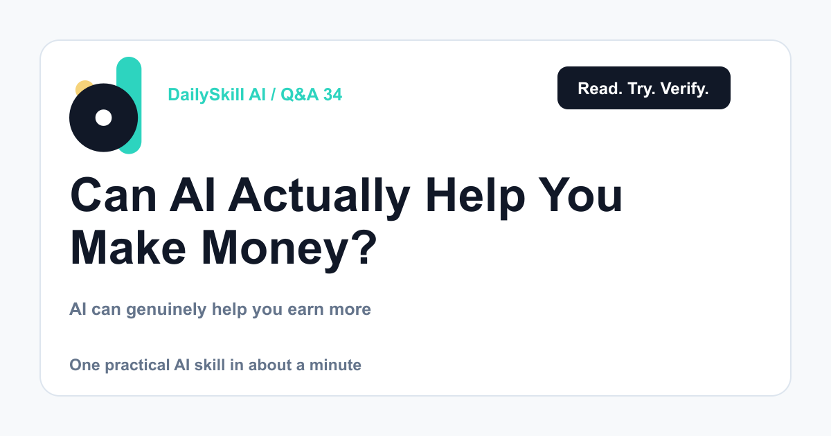 Can AI Actually Help You Make Money? (Realistic Ways That Work in 2026)