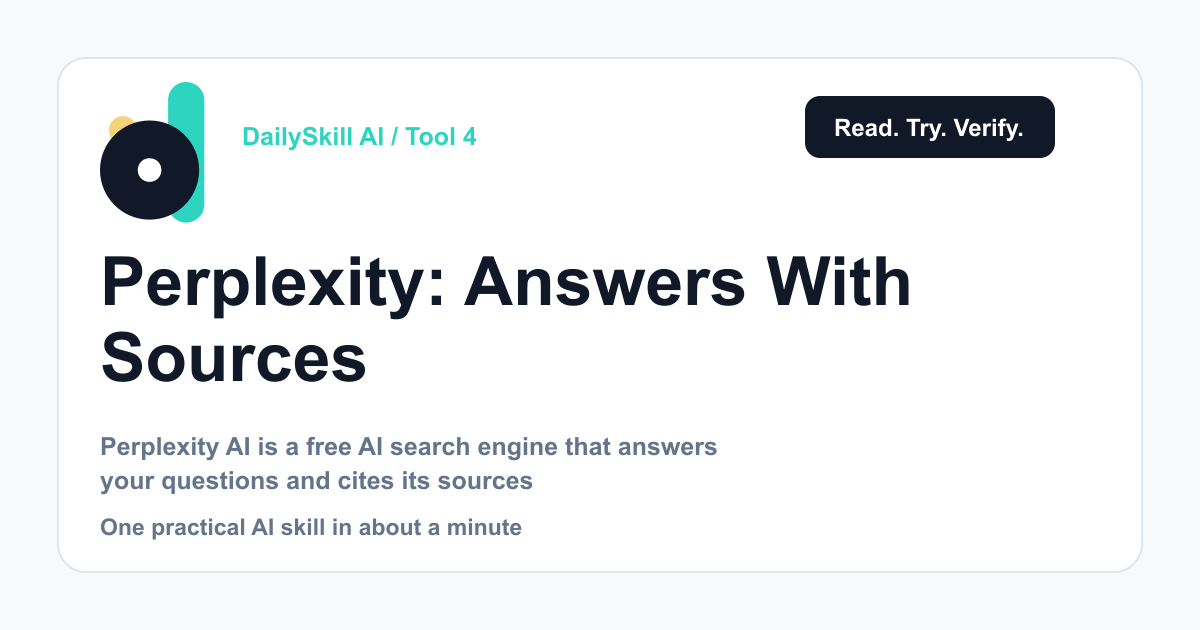 Perplexity — Find Real Answers Without the Rabbit Hole