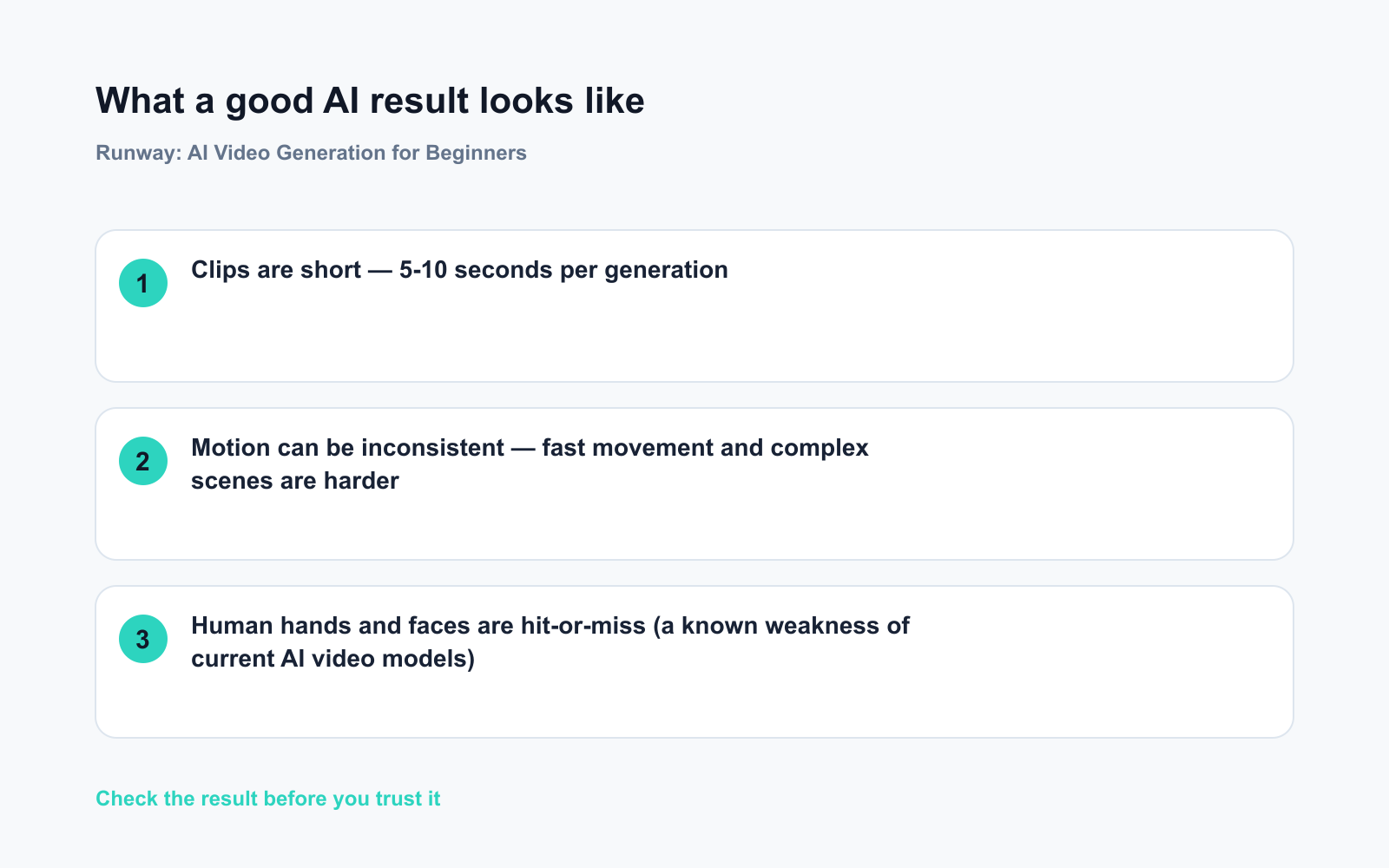 Runway: AI Video Generation for Beginners - Expected AI result visual