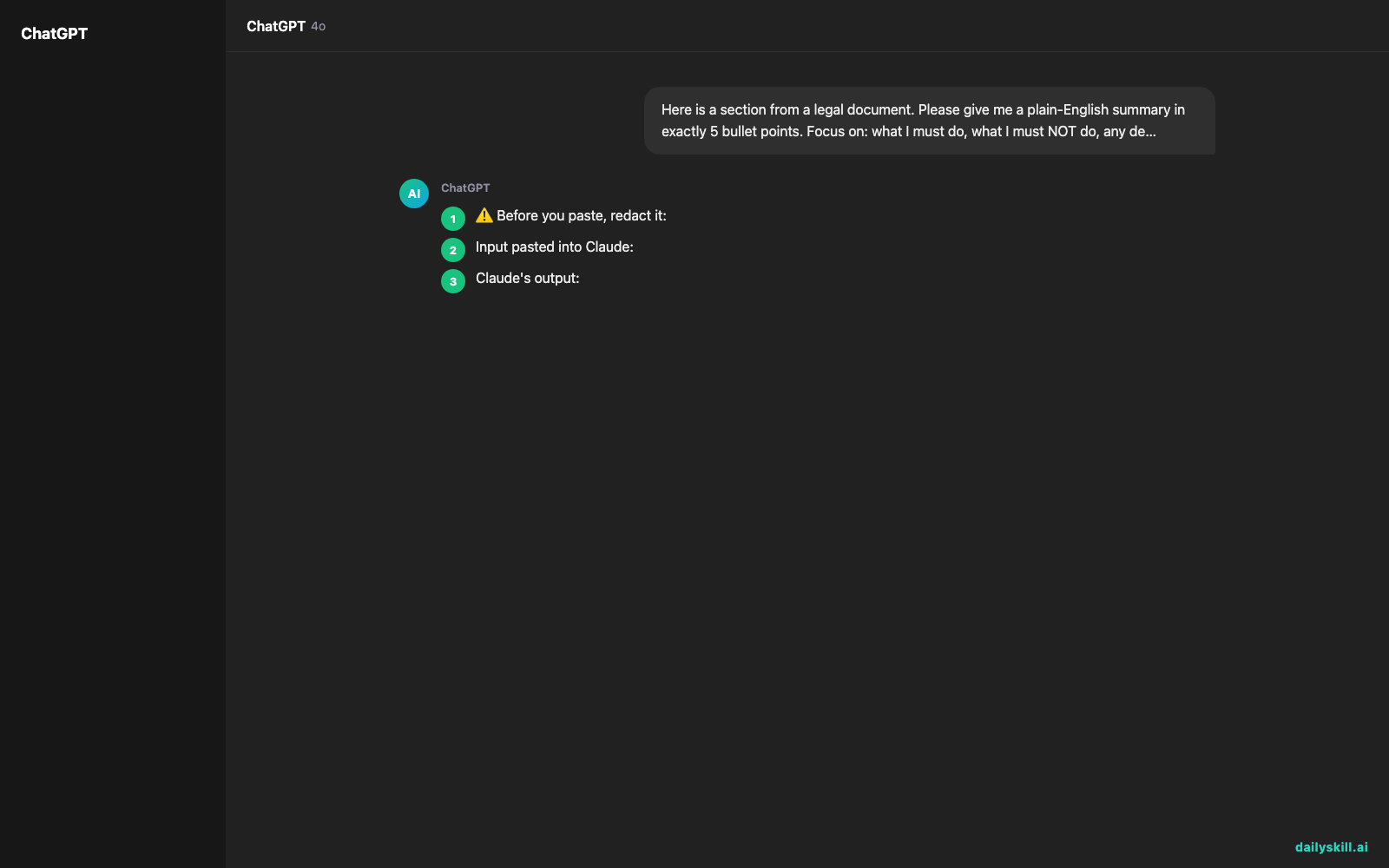 Day 30 β Decode Any Contract in Plain English in 60 Seconds (AI 1-Minute Challenge) - Expected AI result visual