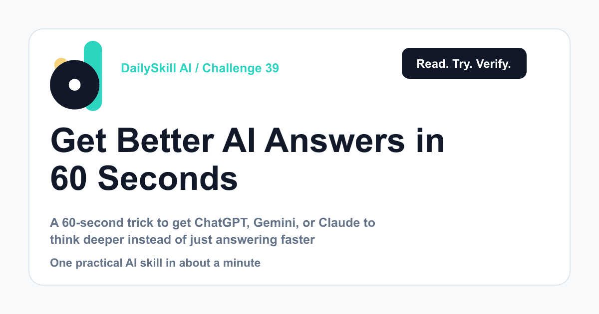 Get Better AI Answers in 60 Seconds: Turn On ‘Deep Think’ Mode