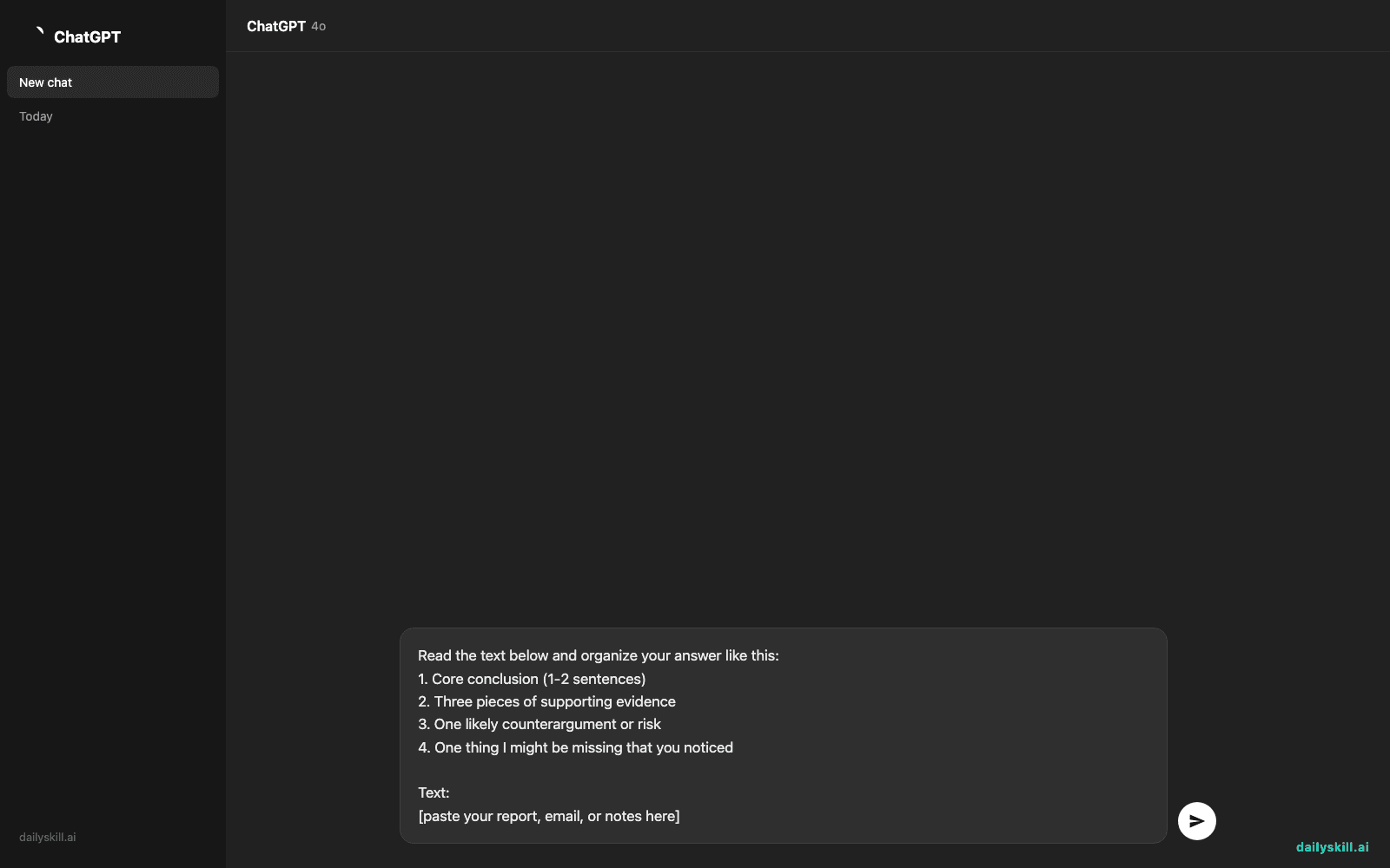 Get Better AI Answers in 60 Seconds: Turn On 'Deep Think' Mode - Prompt input visual