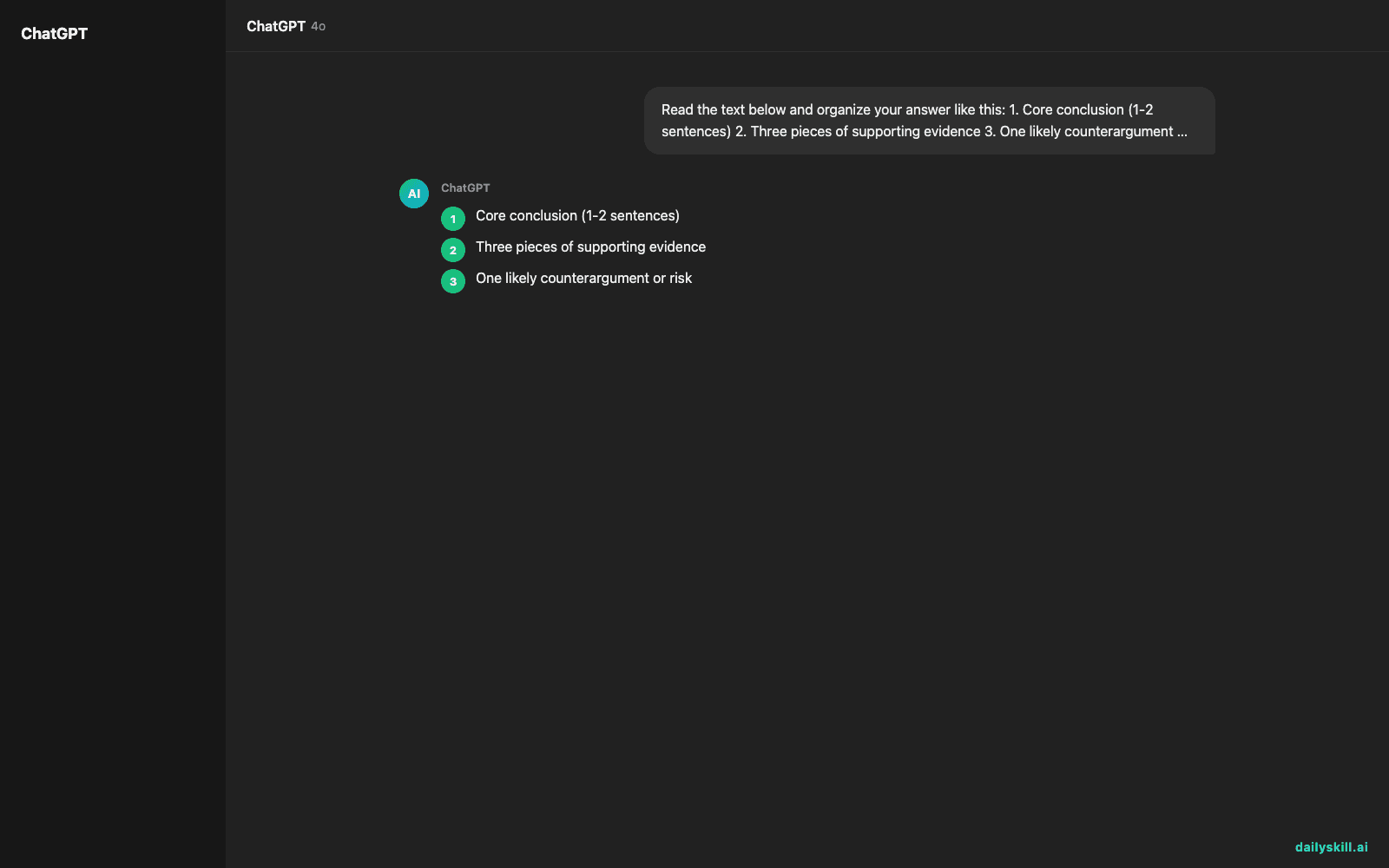 Get Better AI Answers in 60 Seconds: Turn On 'Deep Think' Mode - Expected AI result visual