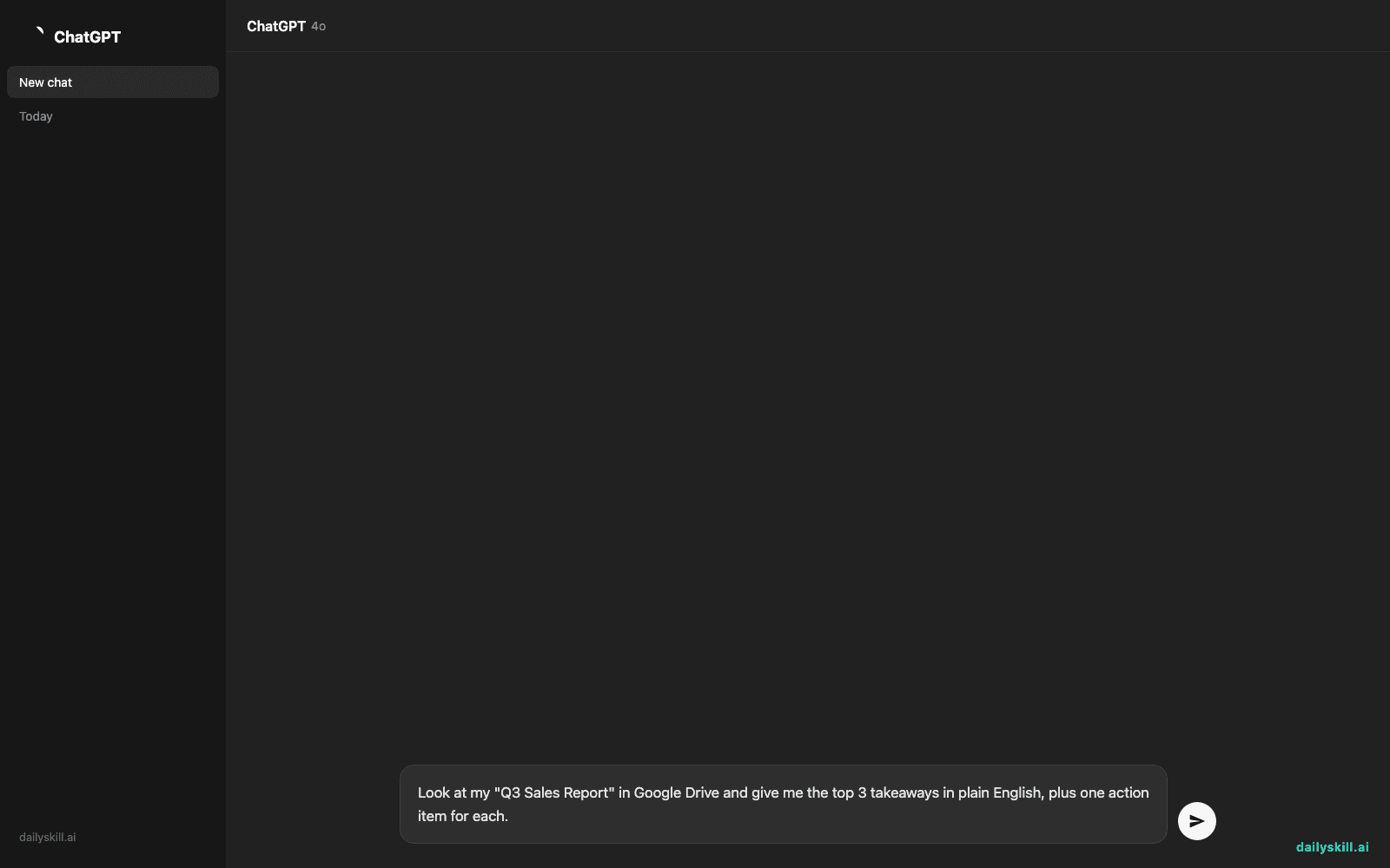 Stop Copy-Pasting Files Into AI β Connect Them in One Click - Prompt input visual