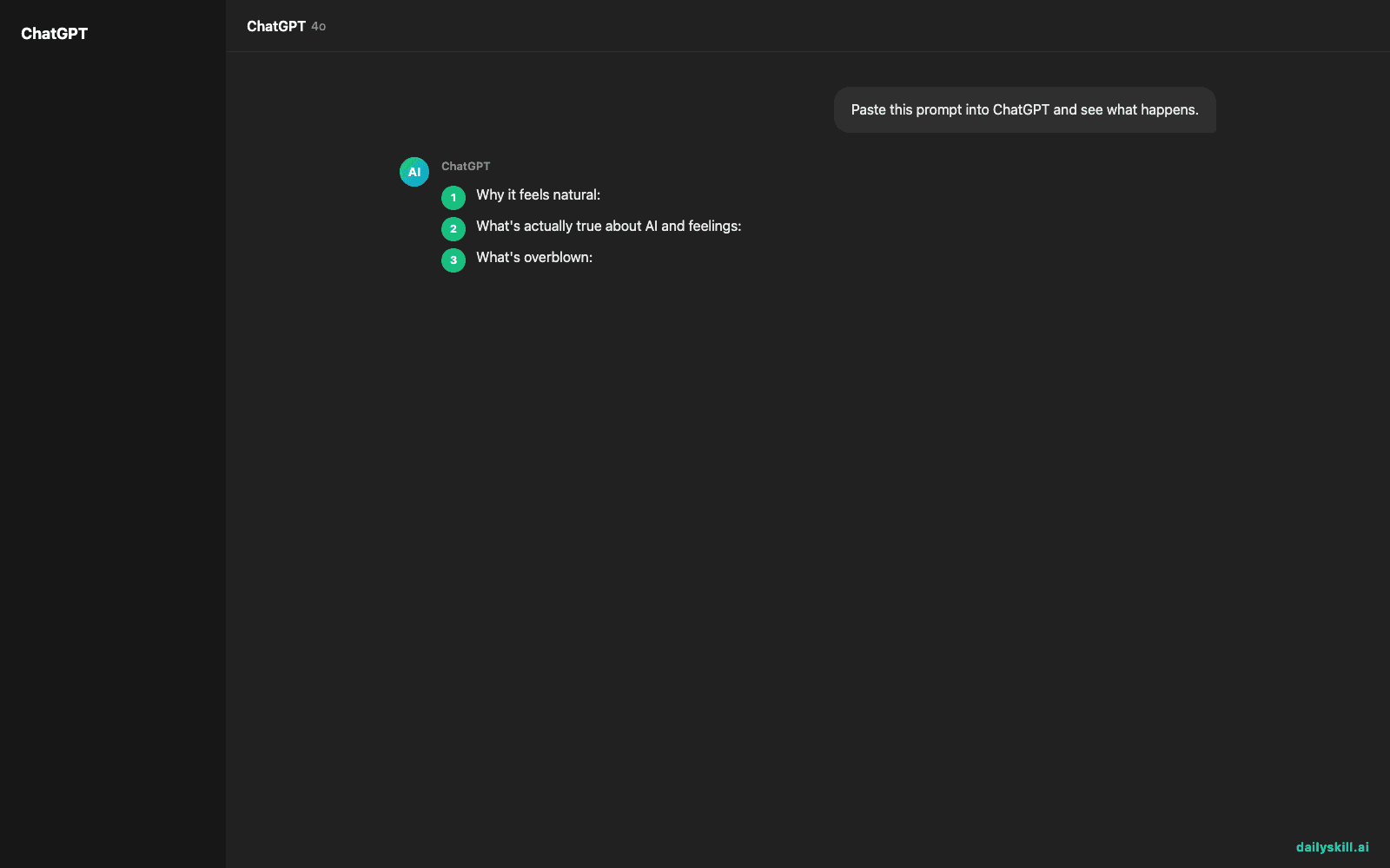 Is it weird to talk to AI like it's a person? - Expected AI result visual