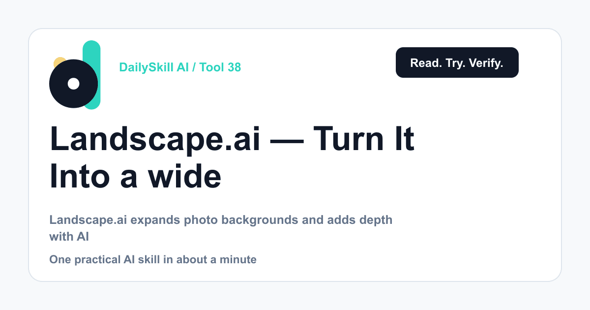 Landscape.ai — turn a plain photo into a wide, deep scene