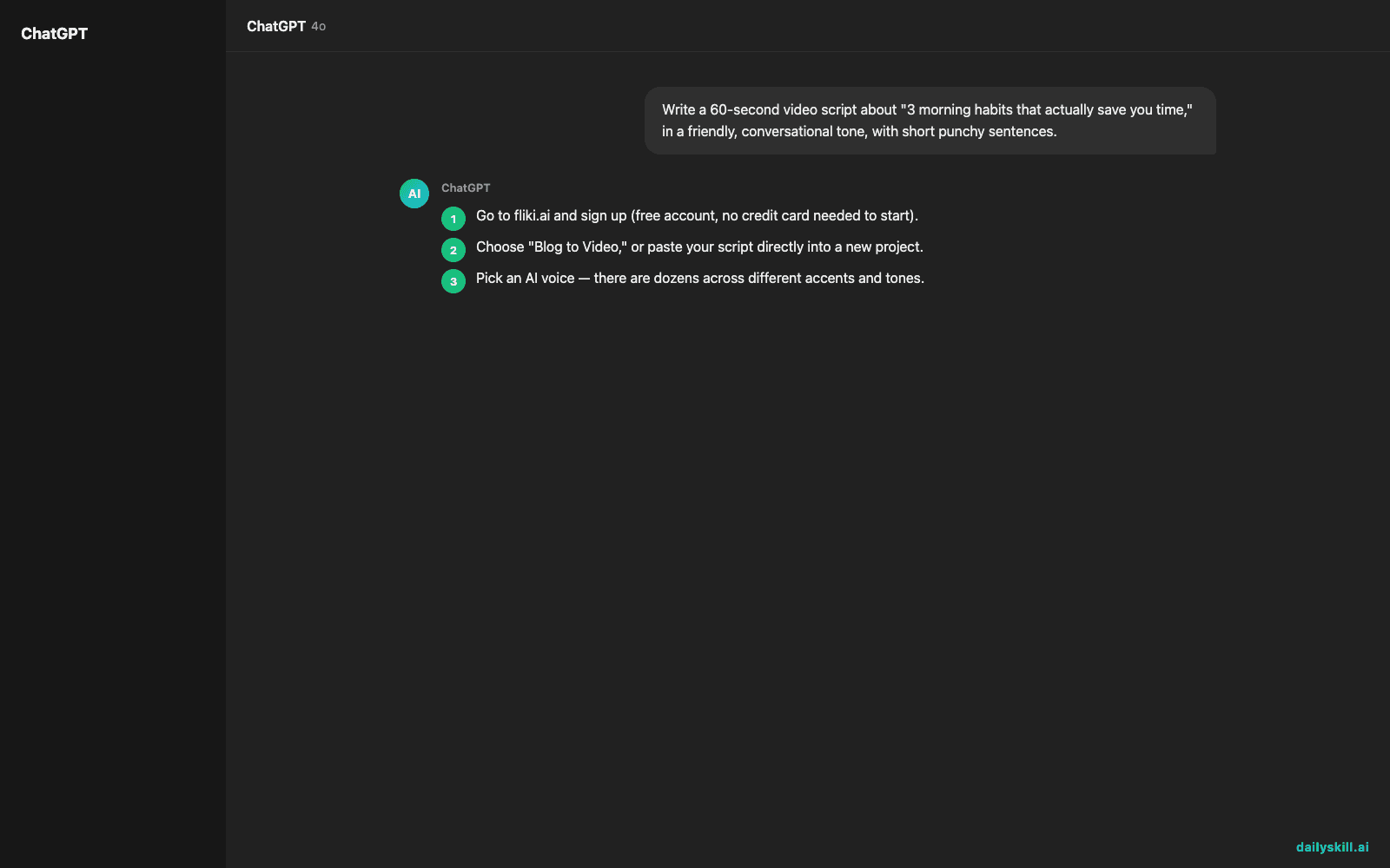 Fliki — Turn a Blog Post Into a Narrated Video Without Touching Editing Software - Expected AI result visual