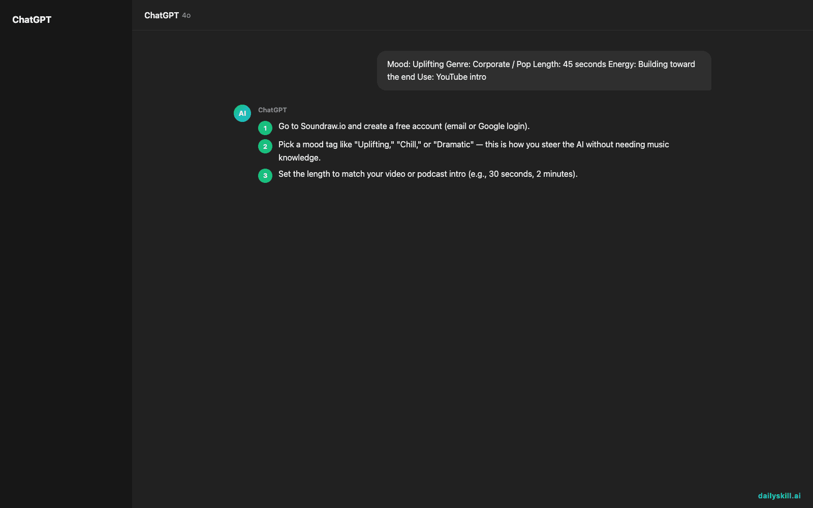 Soundraw — Generate Royalty-Free Music Without the Copyright Headache - Expected AI result visual