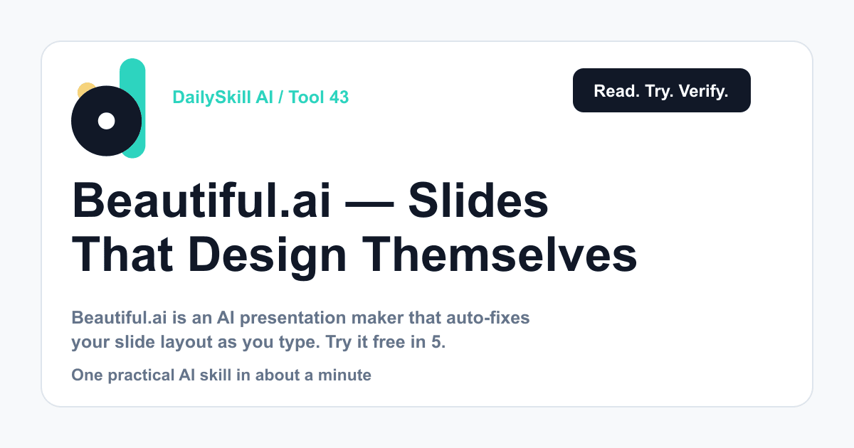 Beautiful.ai — Slides That Design Themselves While You Type