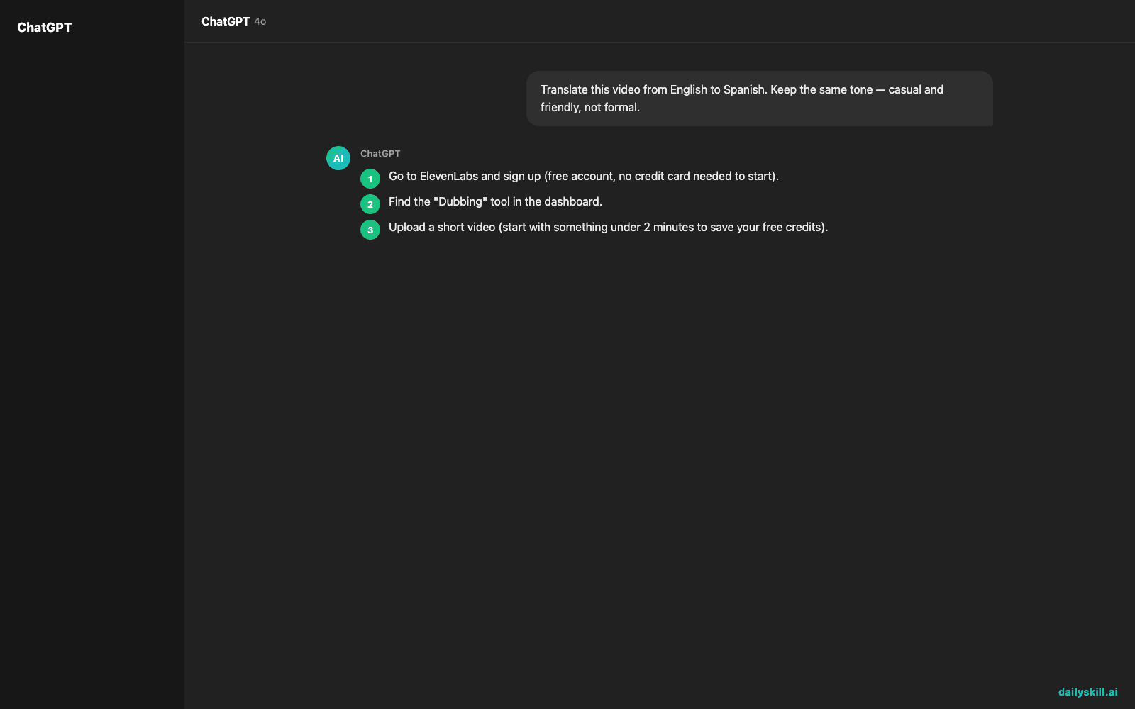 ElevenLabs Dubbing — Speak Every Language Without Learning One - Expected AI result visual