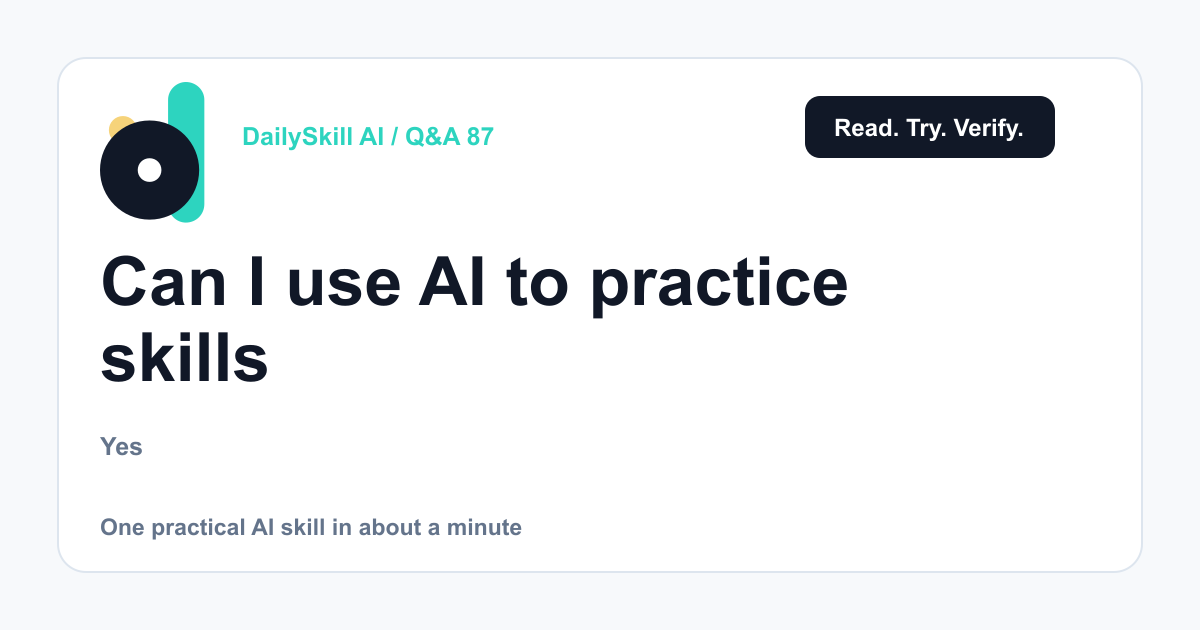 Can I use AI to practice skills like speaking, writing, or problem-solving?