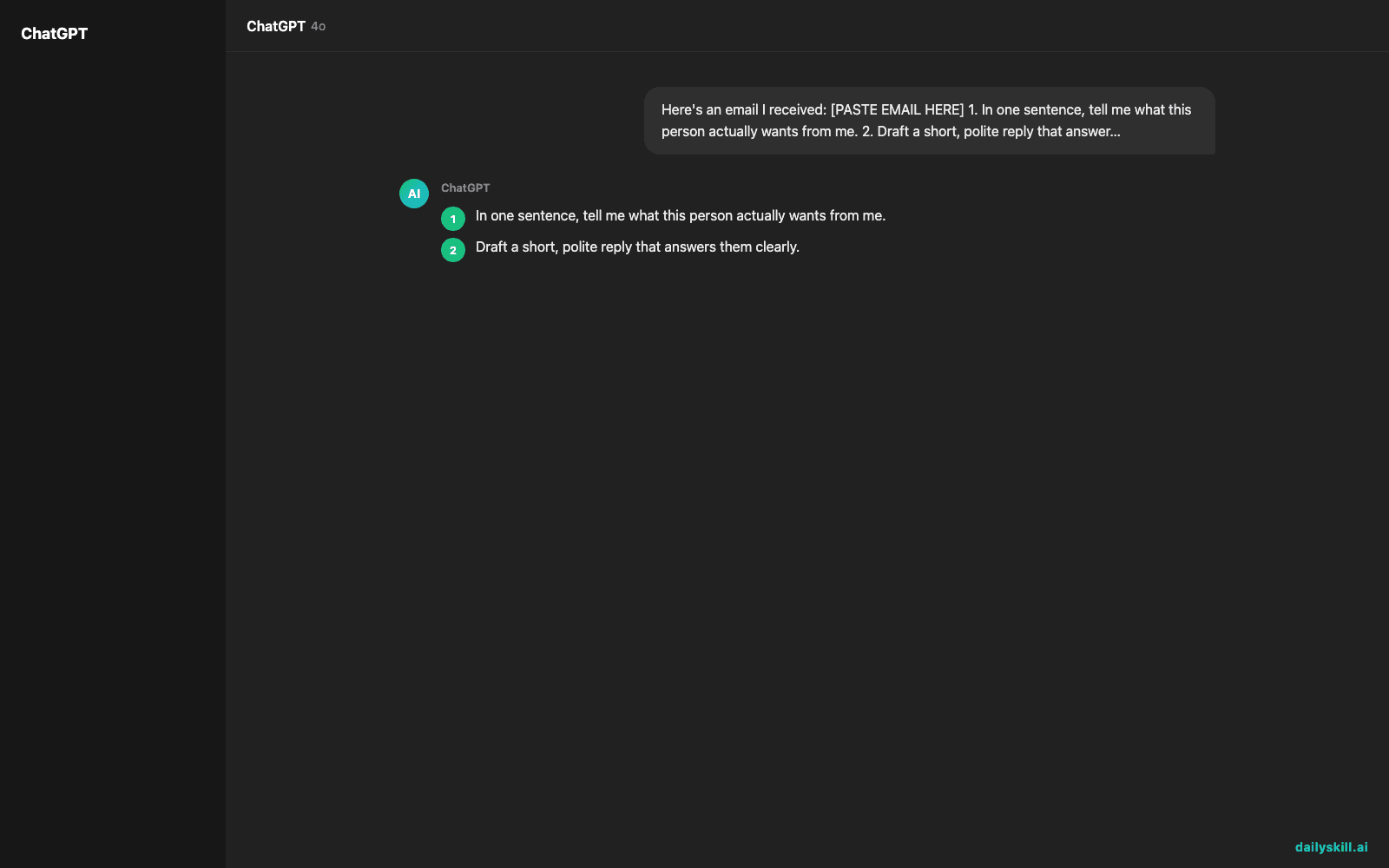 Turn a Confusing Email Into a Clear Reply in Under 60 Seconds - Expected AI result visual