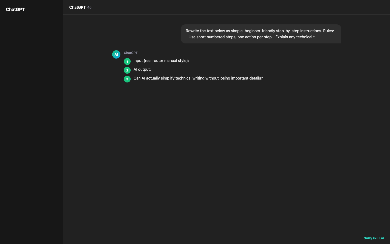 Turn Any Confusing Manual Into Easy Steps — Expected AI result visual