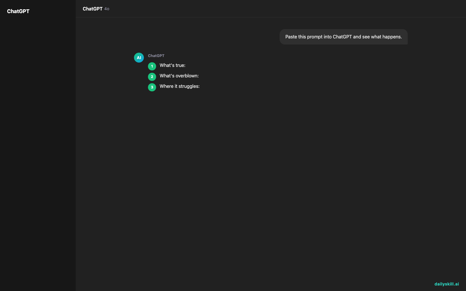 Can I talk to AI out loud instead of typing? — Expected AI result visual