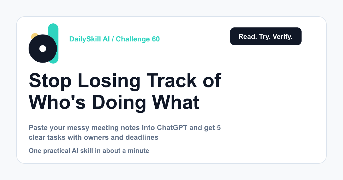 Stop Losing Track of Who’s Doing What After Meetings
