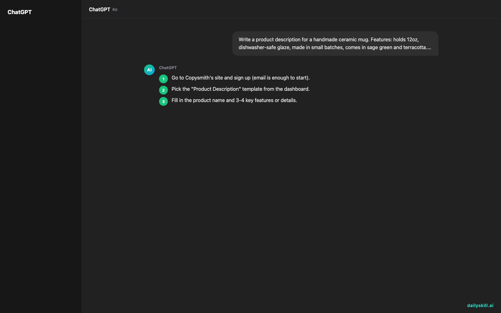 Copysmith — Turn One Product Into a Ready-to-Post Listing in Minutes — Expected AI result visual