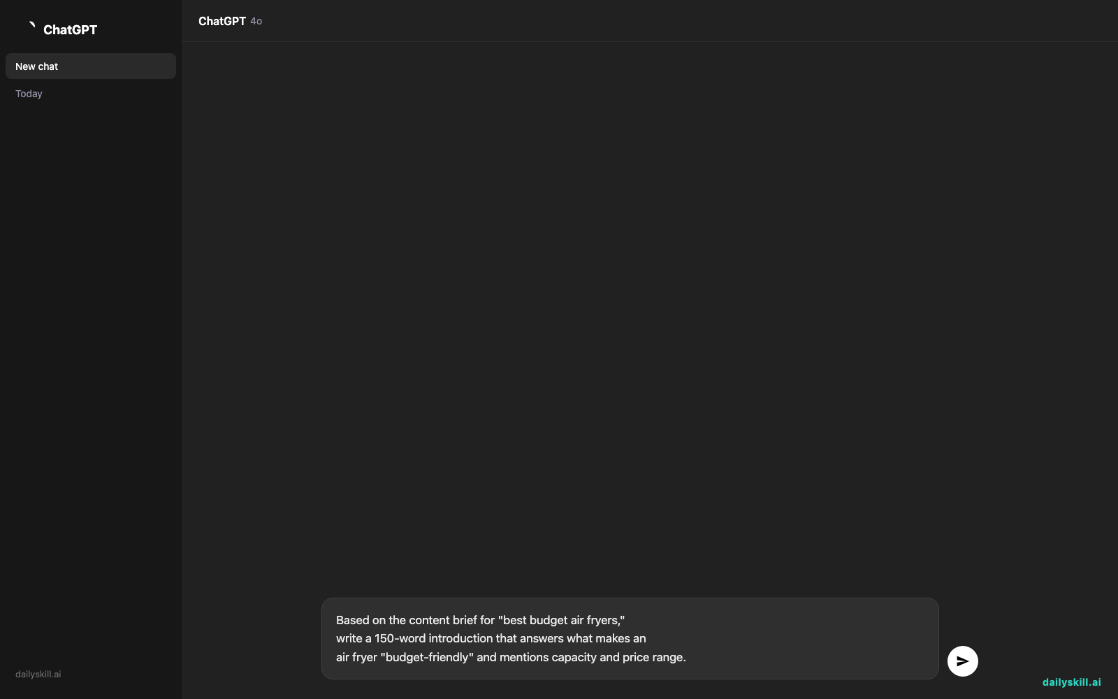 Frase — Build an SEO Content Brief Without the Guesswork — Prompt input visual