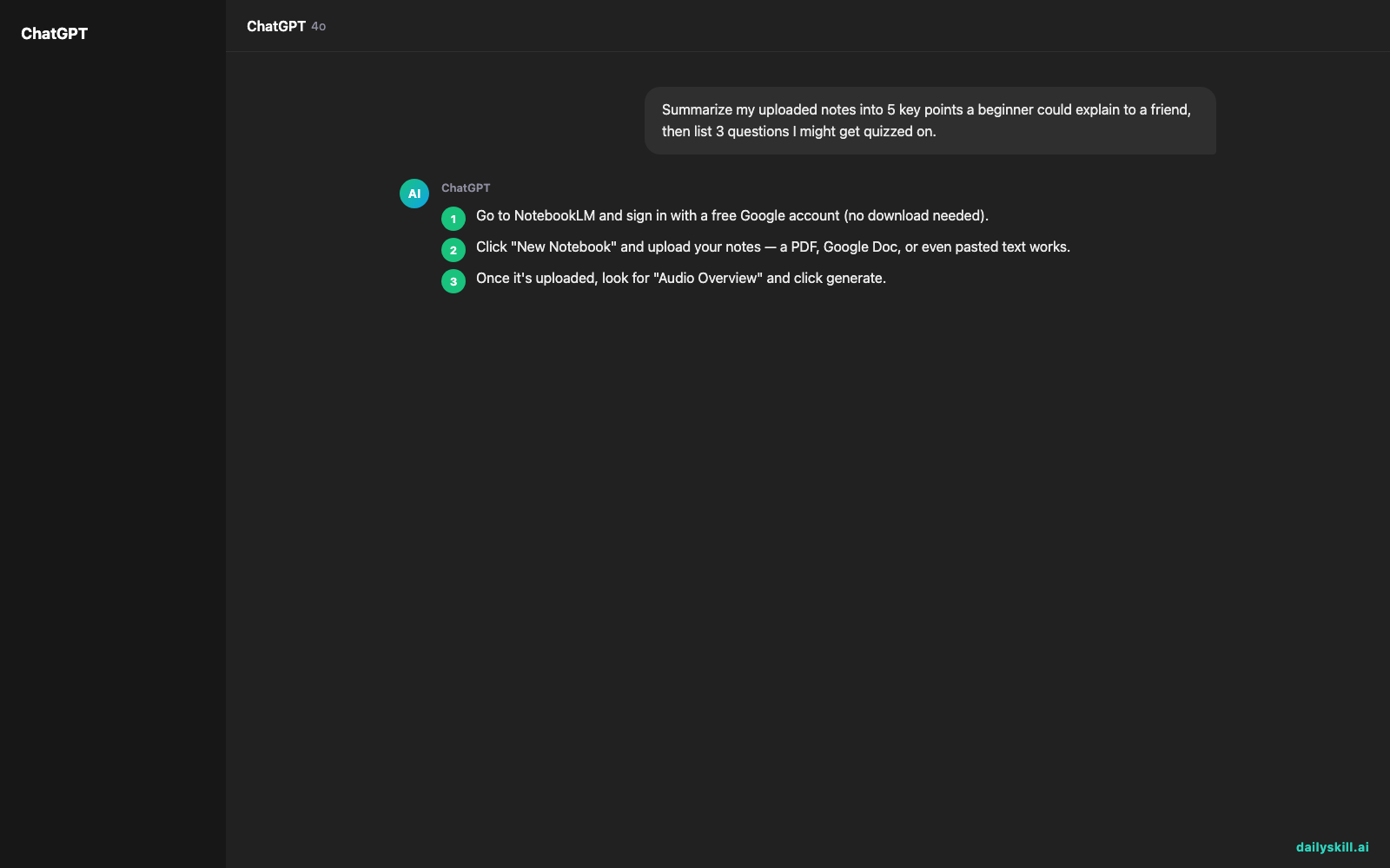 NotebookLM — Turn Your Notes Into a Podcast You'd Actually Listen To — Expected AI result visual