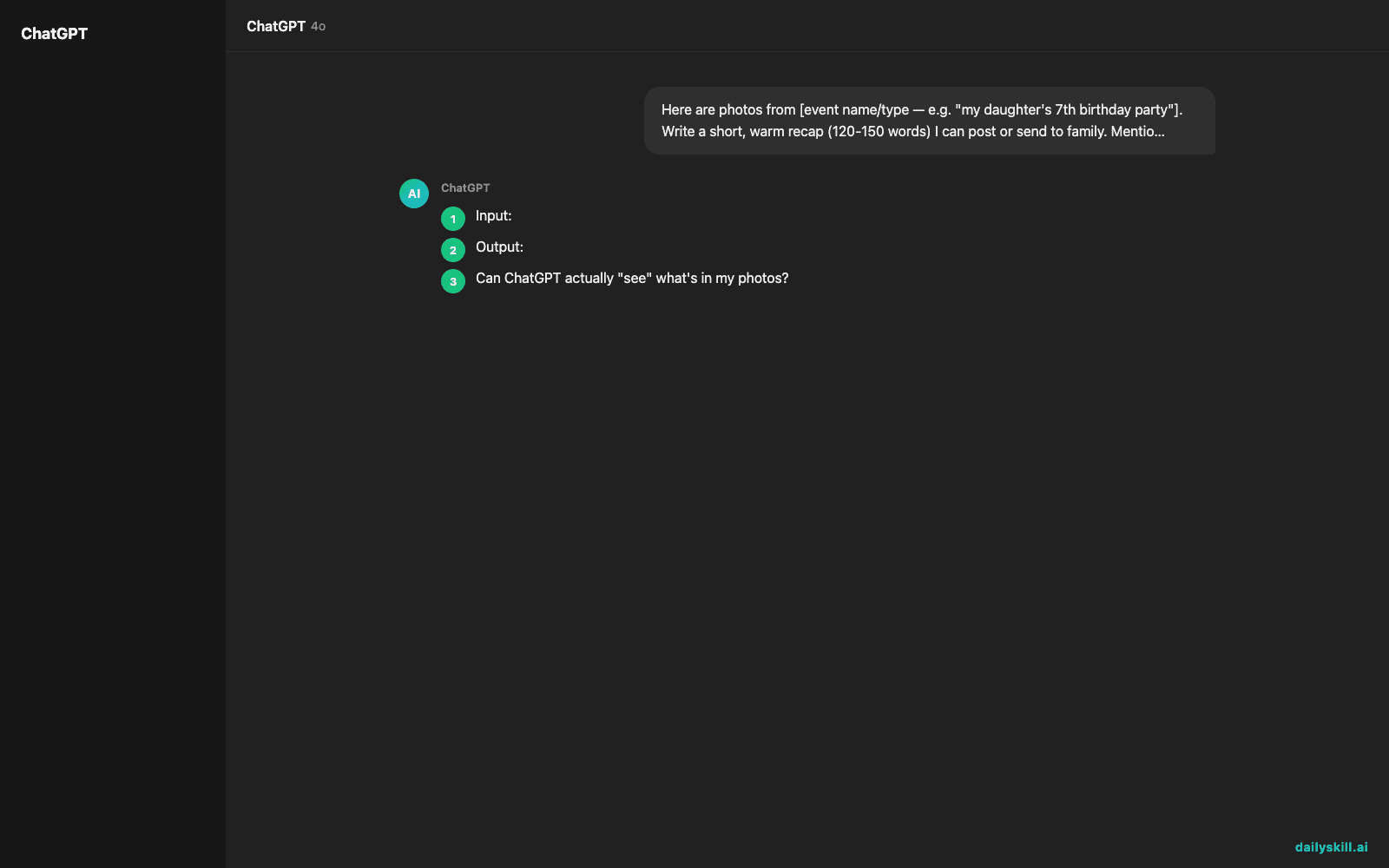 Turn Your Event Photos Into a Shareable Recap Story — Expected AI result visual