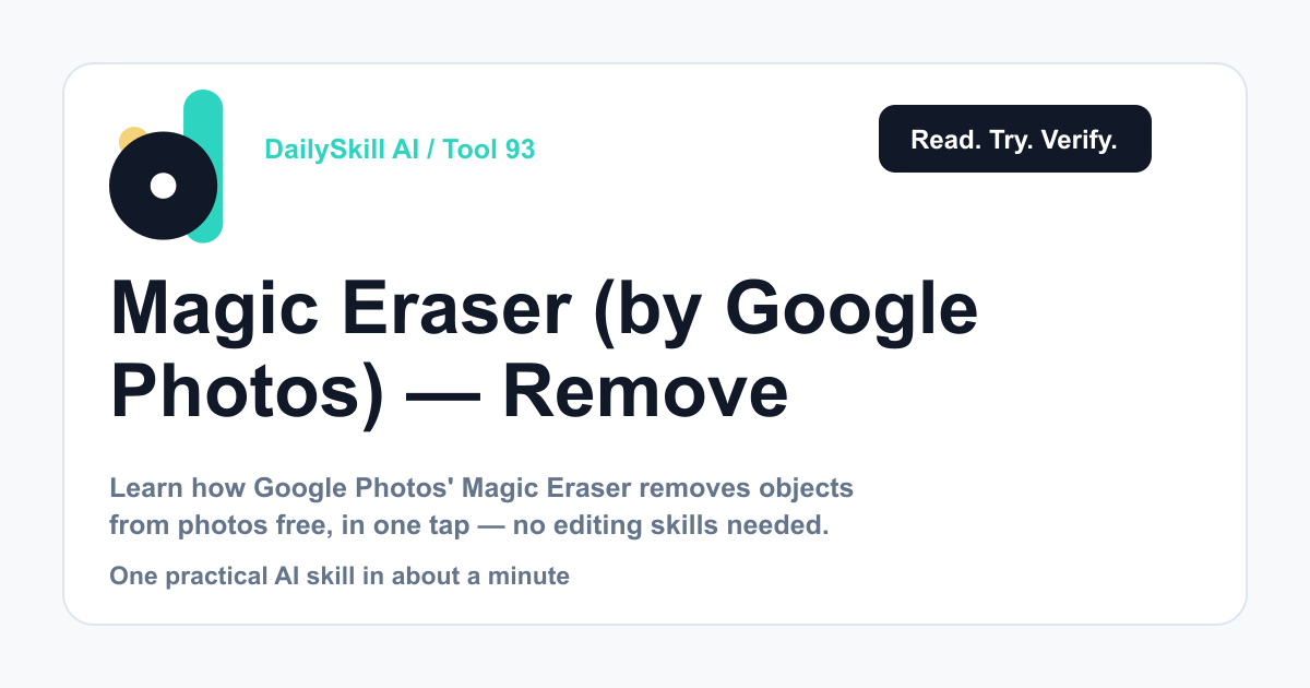 Magic Eraser (by Google Photos) — Remove Photobombers From Your Photos in Seconds