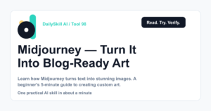 Midjourney — Turn a Sentence Into Blog-Ready Art in Minutes