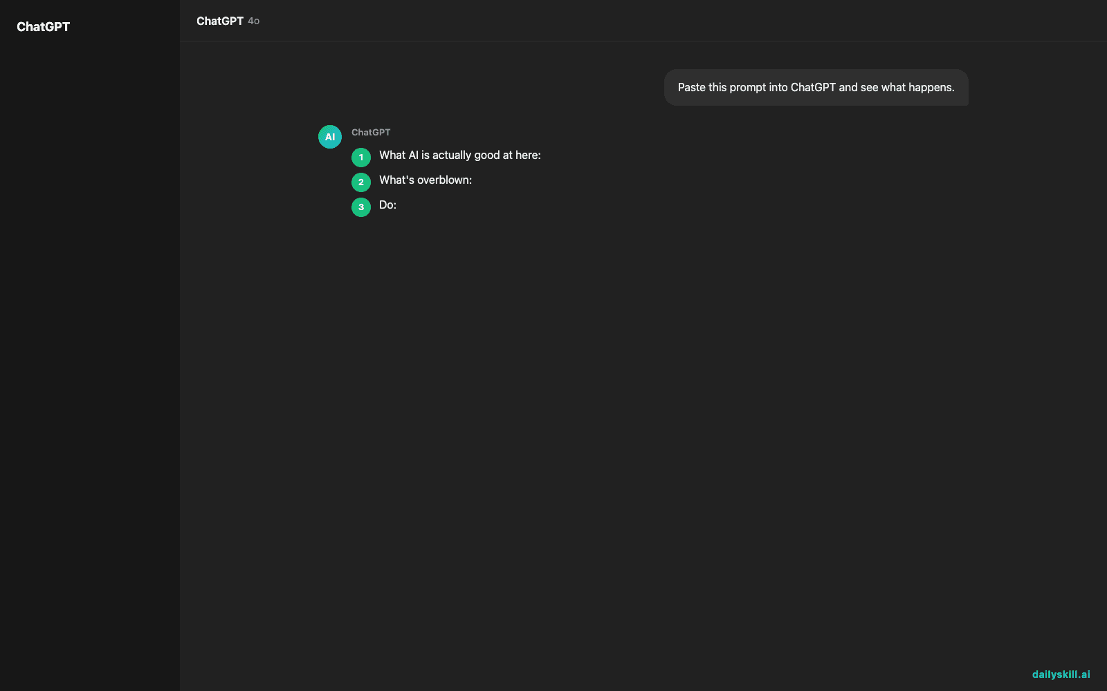 Can AI help me find alternatives to a product or service I use? — Expected AI result visual