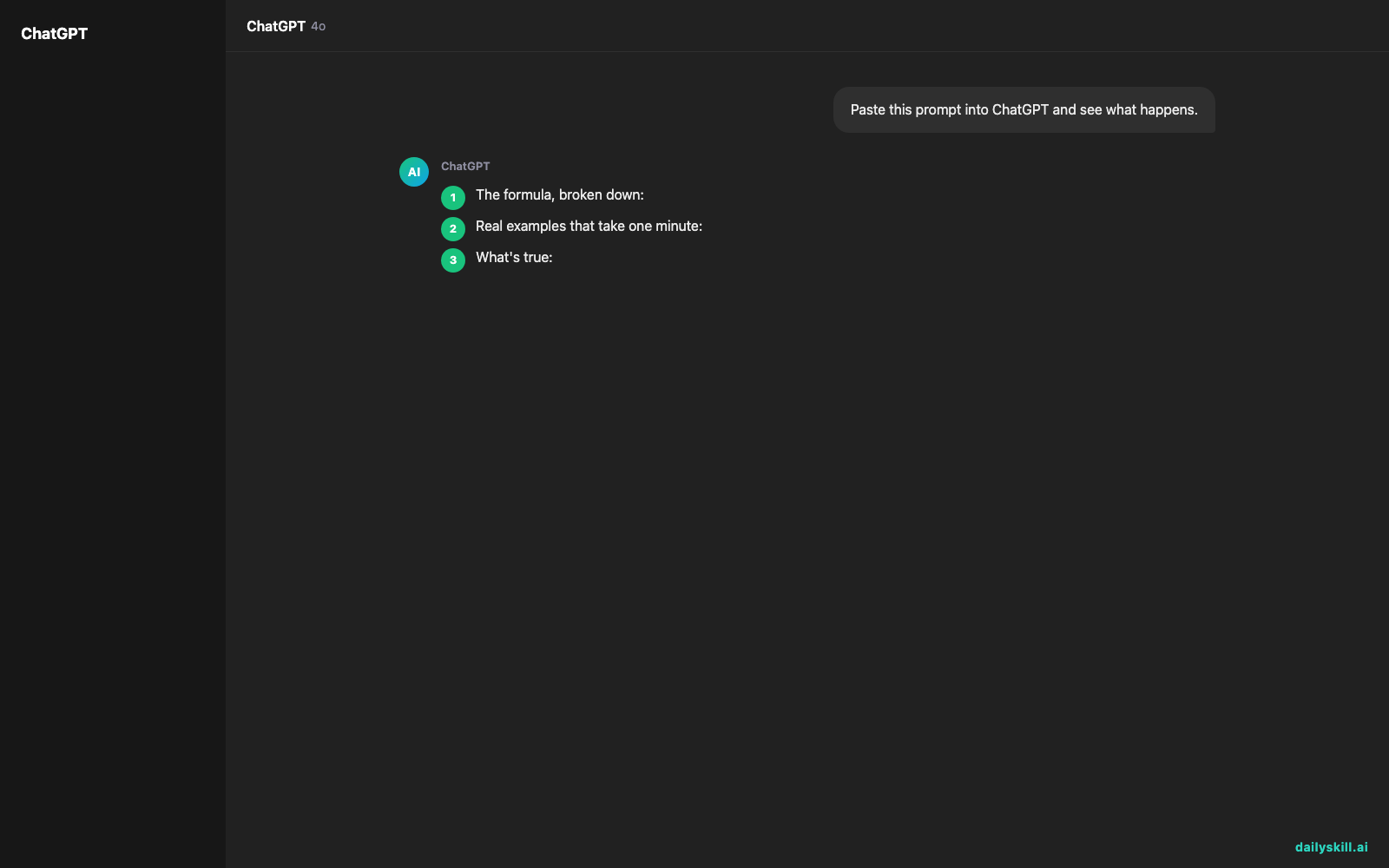How do I use AI to brainstorm ideas fast? — Expected AI result visual