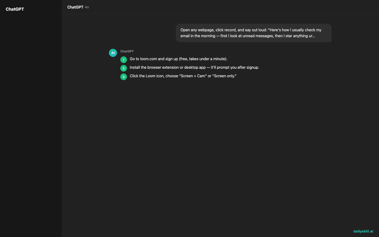 Loom — Stop Typing "Let Me Explain" and Just Record It — Expected AI result visual