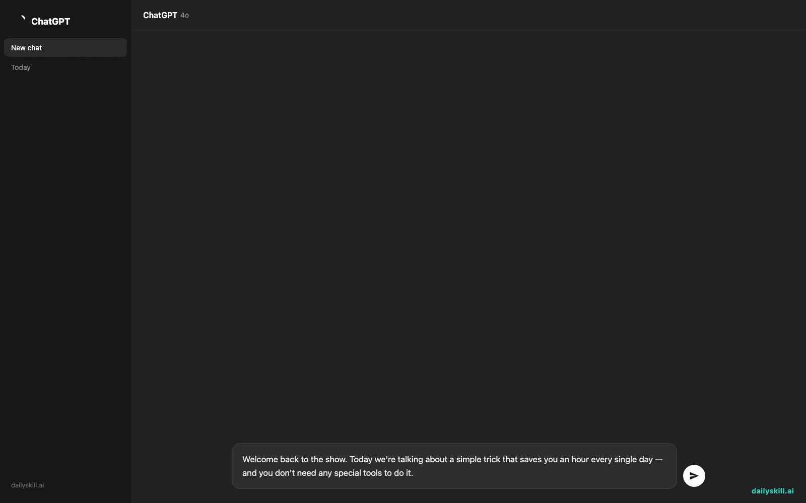 ElevenLabs — Get a Natural-Sounding Voiceover Without a Microphone — Prompt input visual