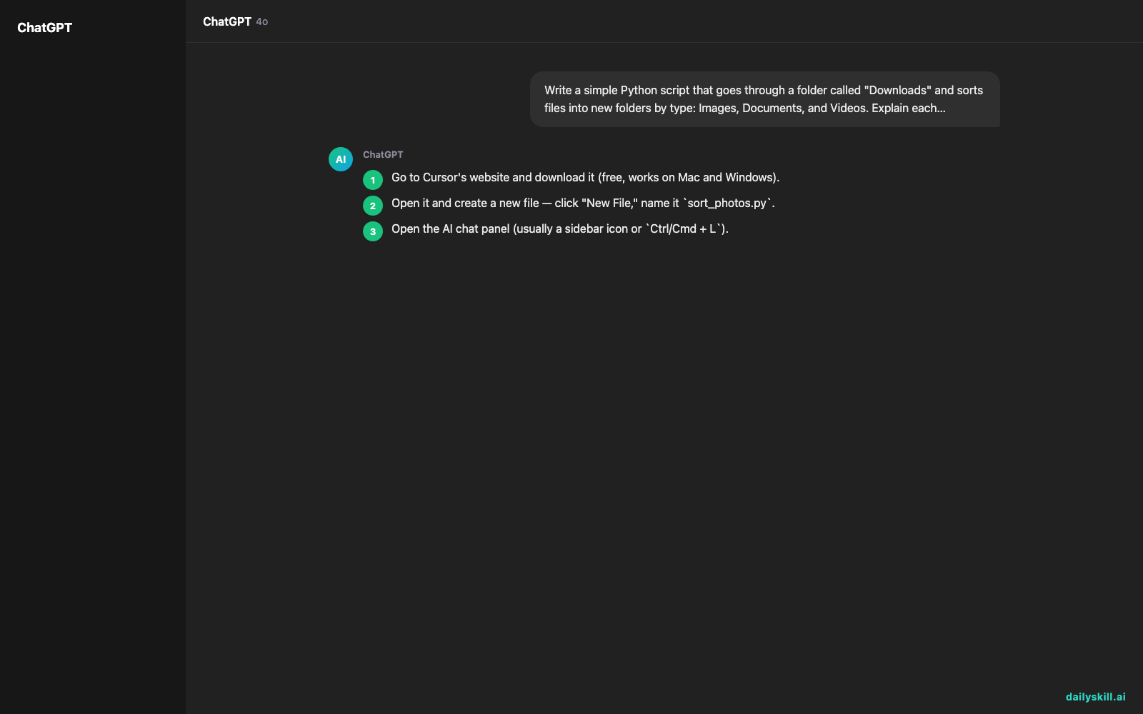 Cursor — the AI code editor that writes code with you, not for a coder version of you — Expected AI result visual
