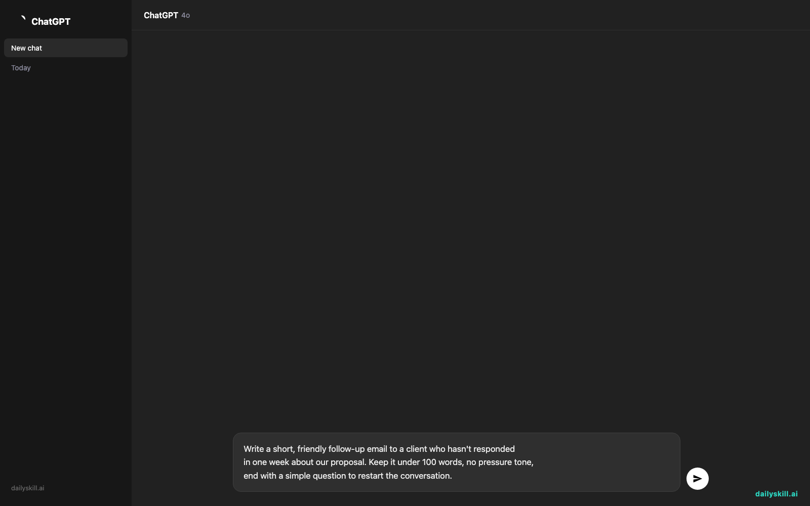 Jasper Recipes — Stop Staring at a Blank Page, Start From a Template — Prompt input visual