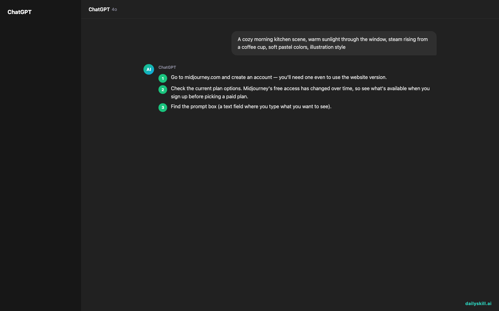 Midjourney — Turn a Sentence Into Blog-Ready Art in Minutes — Expected AI result visual