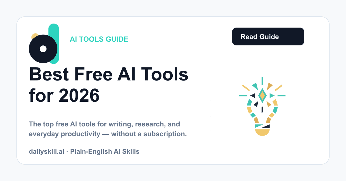 Best Free AI Tools 2026
