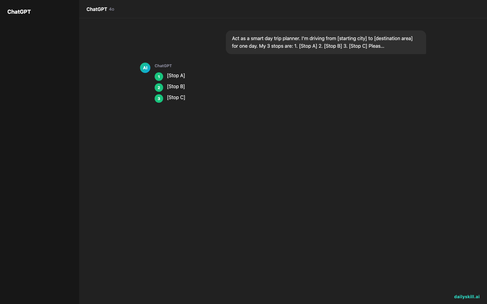 Plan a 3-Stop Day Trip That Never Doubles Back — Expected AI result visual