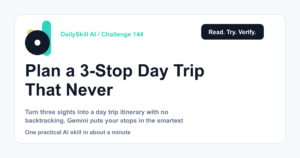 Plan a 3-Stop Day Trip That Never Doubles Back
