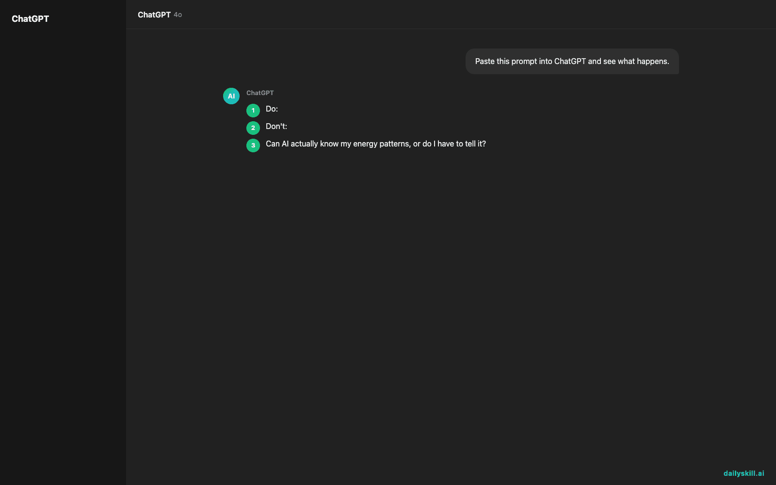 How do I create a daily routine that actually sticks? — Expected AI result visual