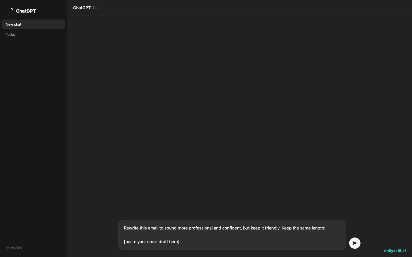 Grammarly — the email writing assistant that catches tone before you hit send — Prompt input visual