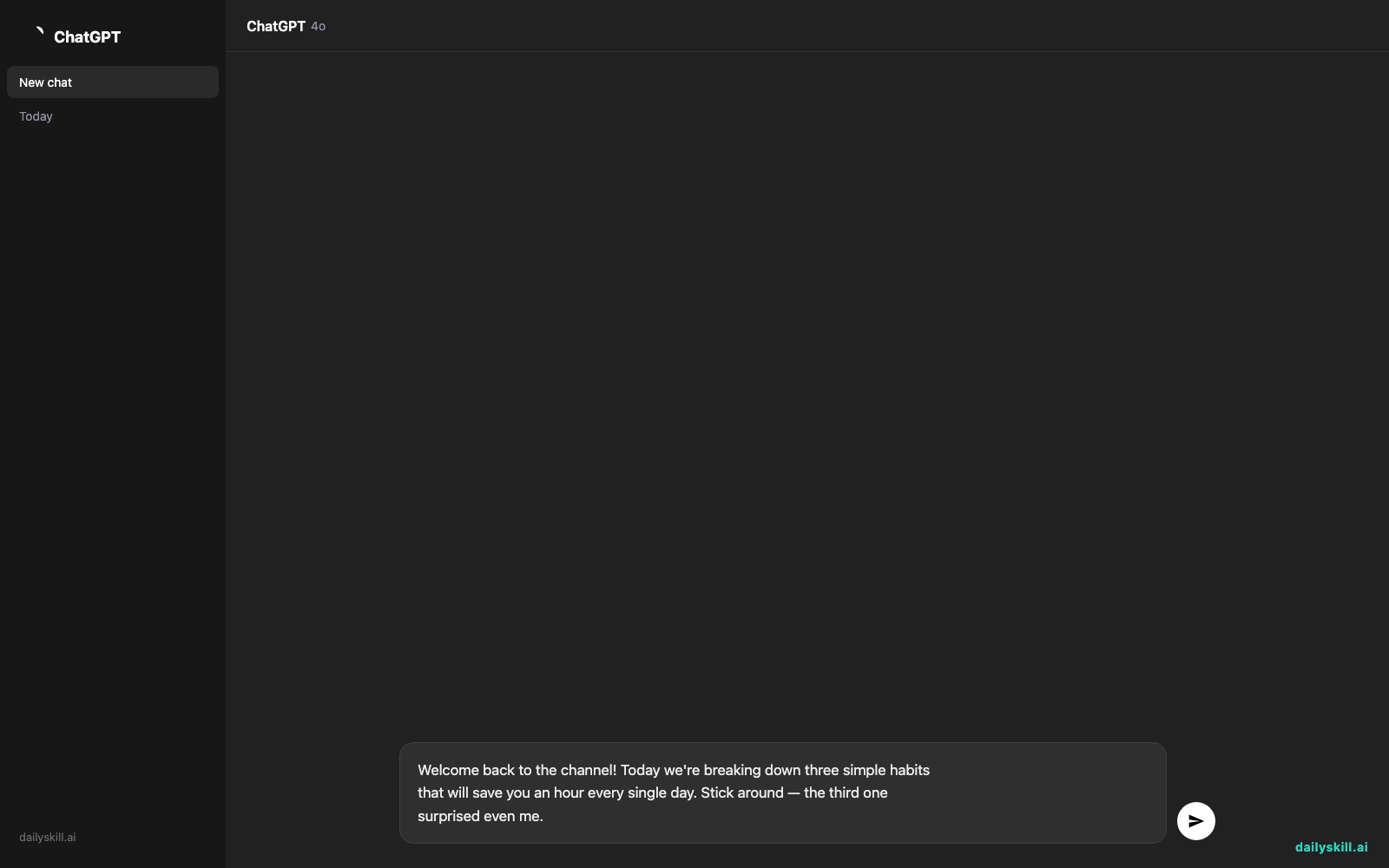 ElevenLabs — Give Your Words a Real Voice, No Mic Needed — Prompt input visual